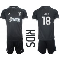 Juventus Moise Kean #18 Rezervni Dres za djecu 2023-24 Kratak Rukav (+ Kratke hlače)